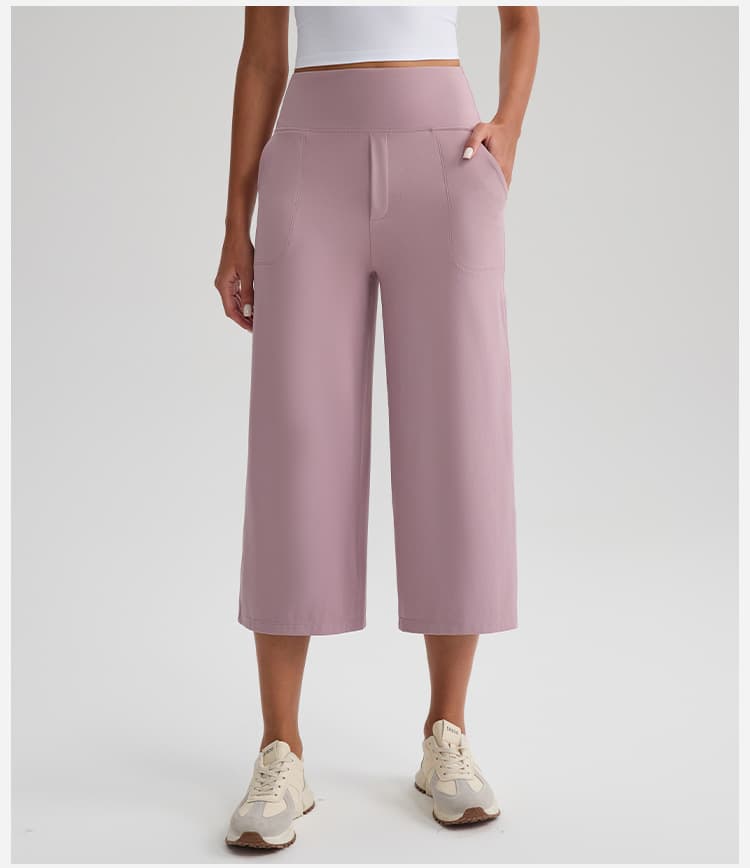 New Comfortable Loose-fit Yoga Capri Pants For Women