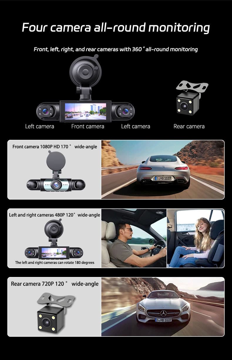 Four Camera HD Dash Cam