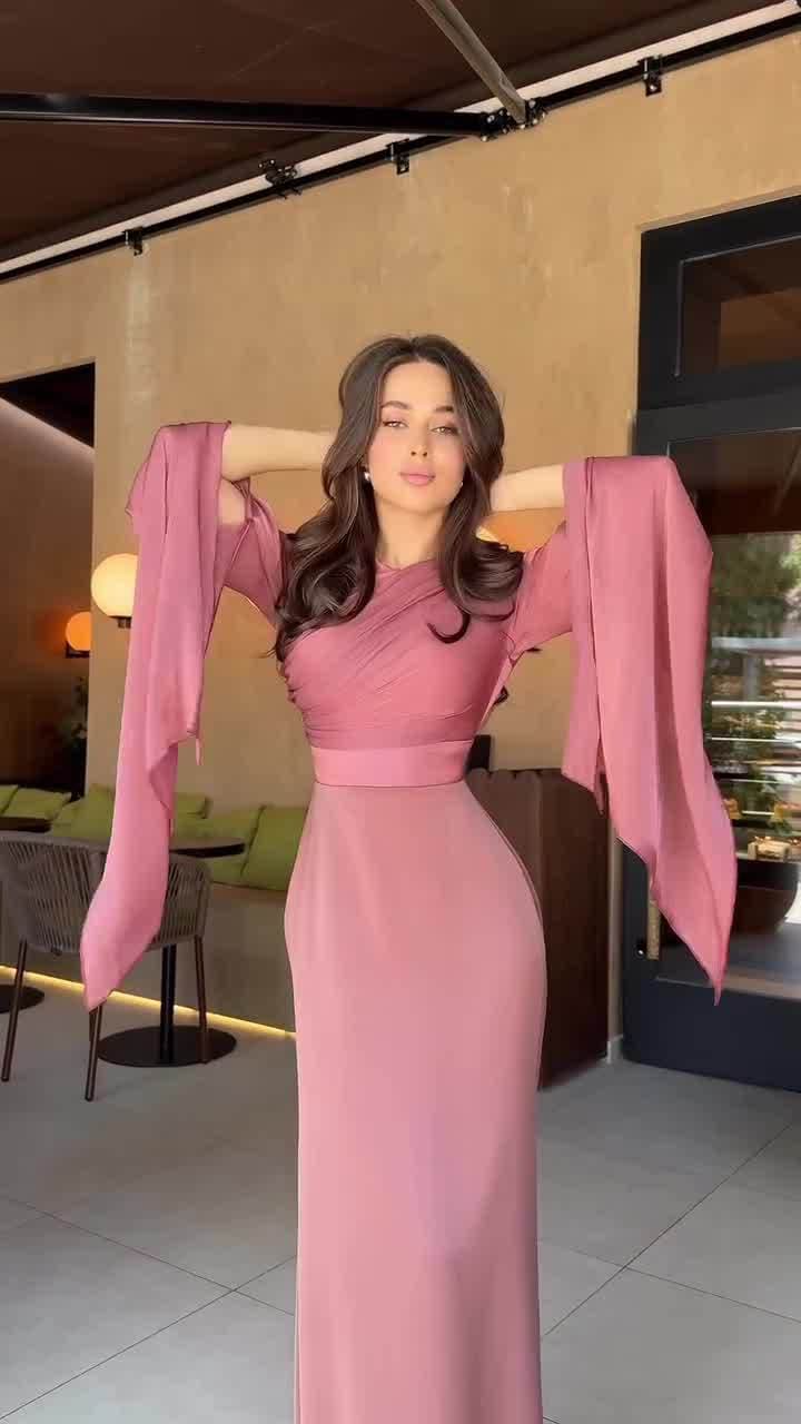 Polyester Long Sleeve Dress Dress Women