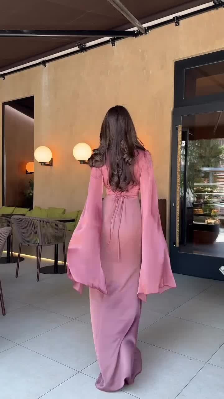 Polyester Long Sleeve Dress Dress Women