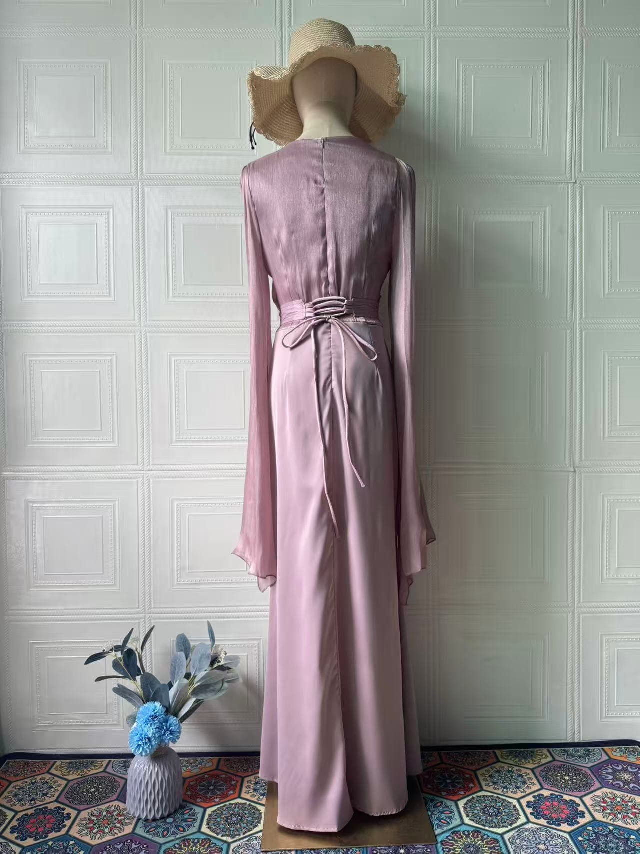 Polyester Long Sleeve Dress Dress Women