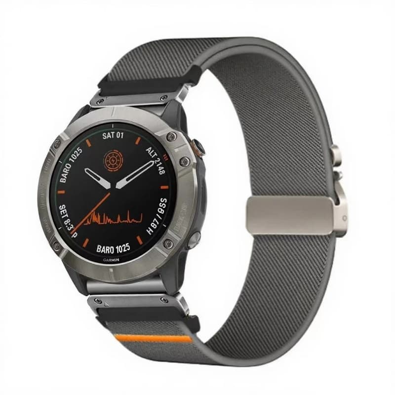 Elastic String Fabric Woven Men Watch Strap