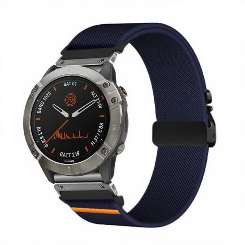 Elastic String Fabric Woven Men Watch Strap