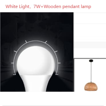 American Garden Bamboo Woven Chandelier Restaurant Southeast Asia Lamps — Set7.-30cm
