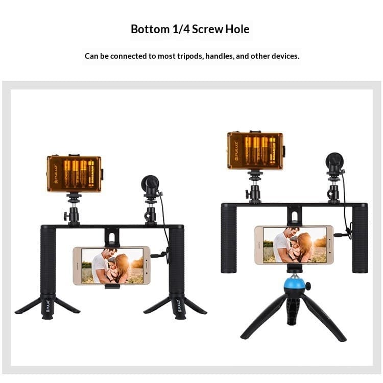 Aluminum Alloy Handheld Camera Mount for Action Cameras