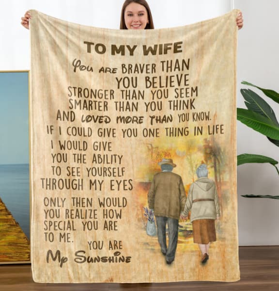Printed Blanket, Winter Thickened Throw