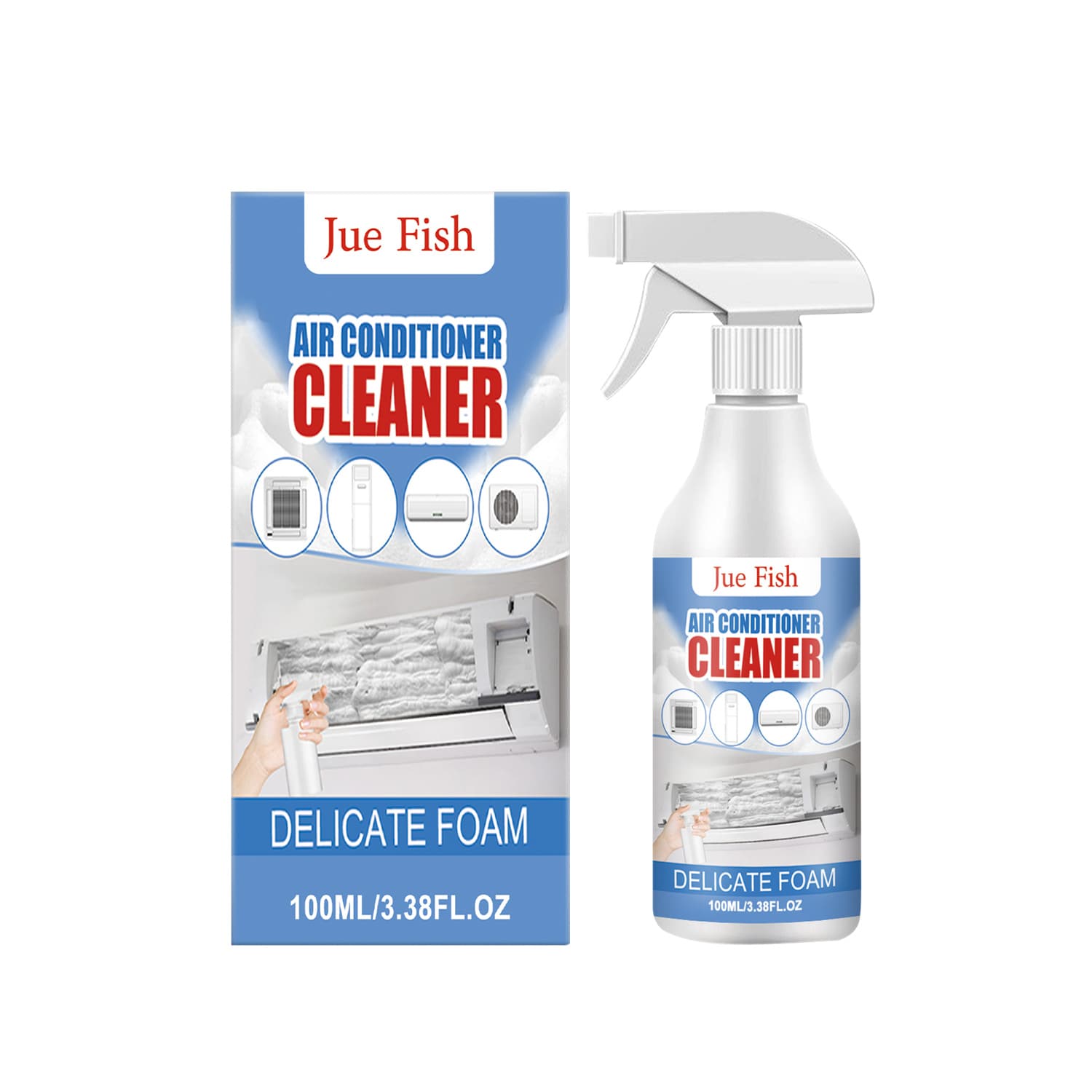 Air Conditioner Cleaner Spray (100ml, 2-Pack)