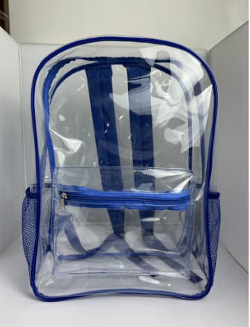Transparent PVC Clear Storage Backpack Jelly-style Shoulder Bag