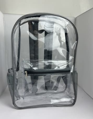 Transparent PVC Clear Storage Backpack Jelly-style Shoulder Bag