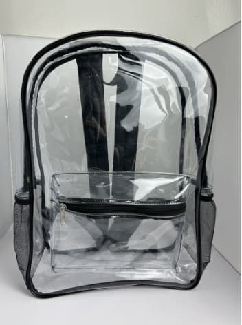 Transparent PVC Clear Storage Backpack Jelly-style Shoulder Bag