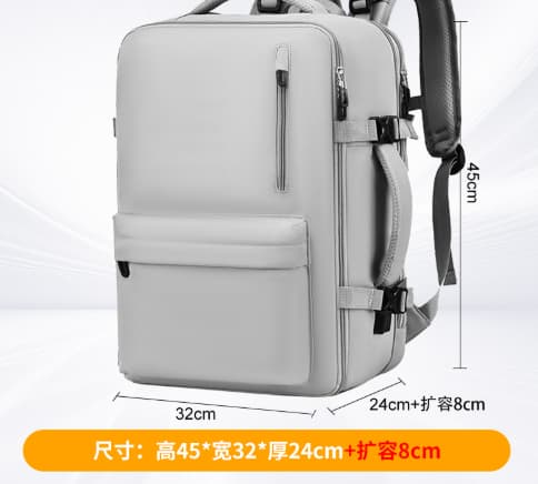 Travel Bag Backpack For Men Women Large Bagpack Travelling — Galactic Gray