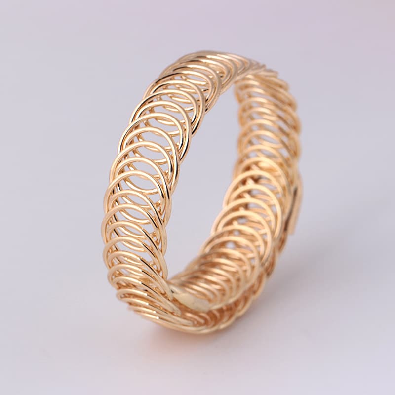 L001 European Punk Adjustable Bracelets & Bangles Women — Golden