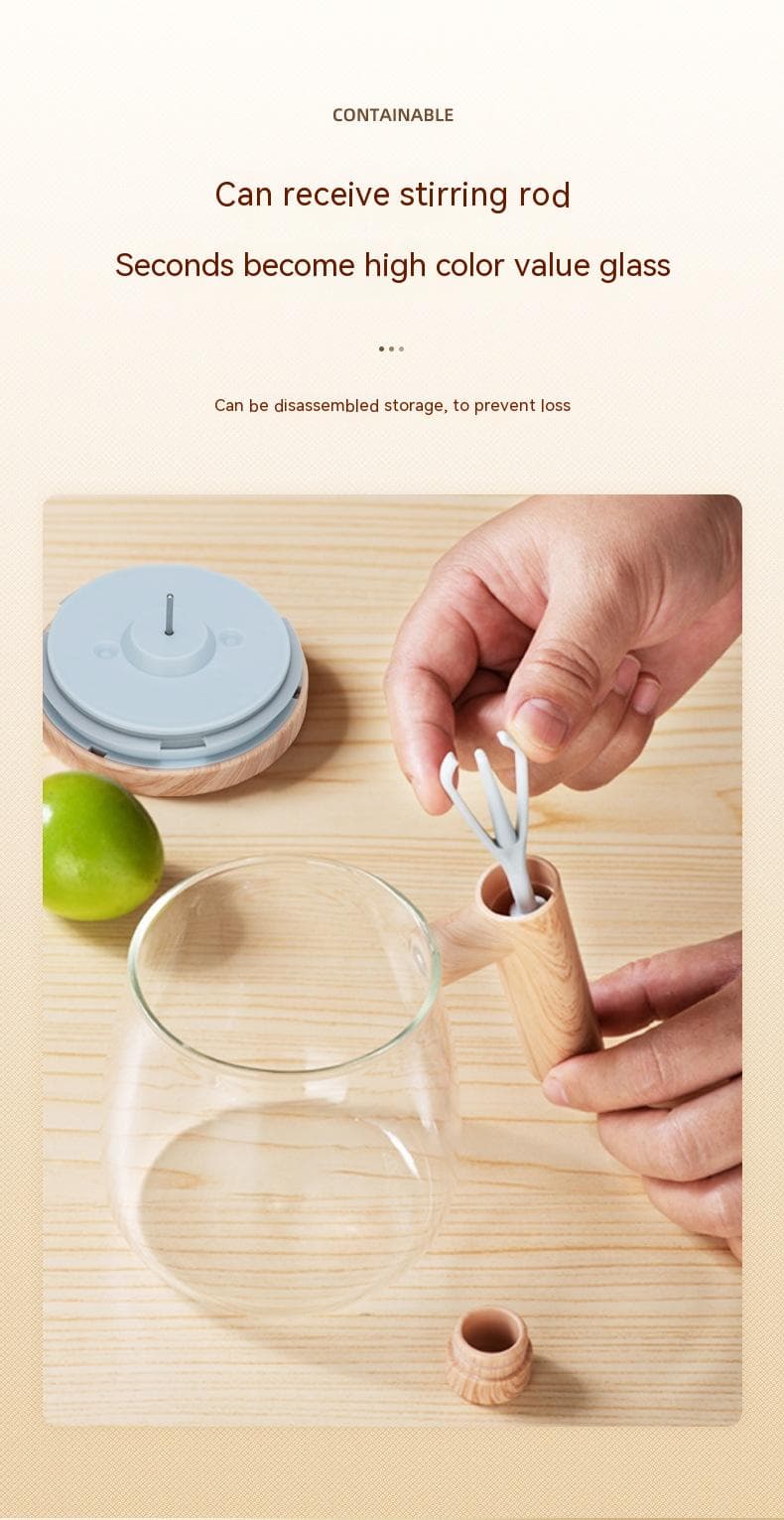400ML Self Stirring Coffee Mug Electric Mixing Glass Coffee CupHigh Speed Fast Automatic Coffee Cup For Gyms Dining Room Kitchen Gadgets