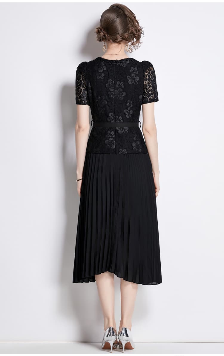 Lace Embroidery Dress Women