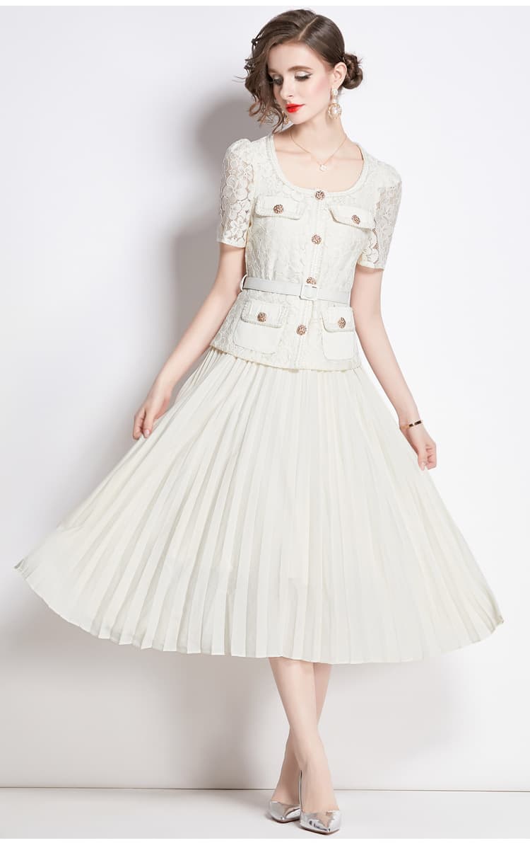 Lace Embroidery Dress Women