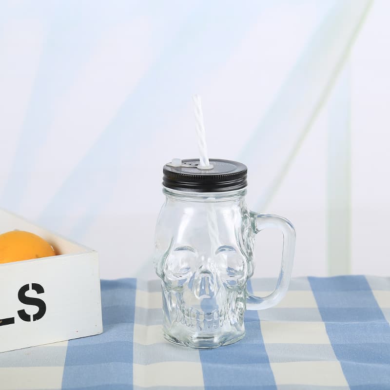 Skull drink glass — Transparent