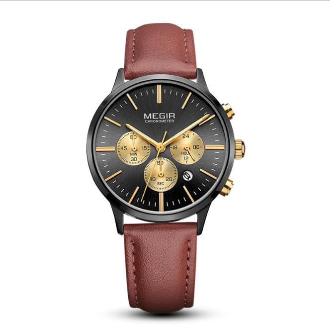 Watch waterproof chronograph quartz ladies watch — 5 color