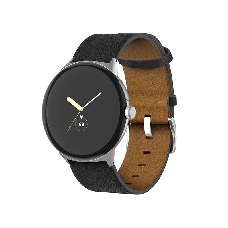 Genuine Leather Watch Strap for Pixel Watch (White)