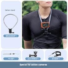Magnetic Neck Strap Mount For Mobile Live Streaming With Anti-Shake Shooting Original-Angle Action Camera Mount For Cycling Photography