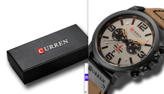 Multi-function chronograph watch — Brownish blackbox