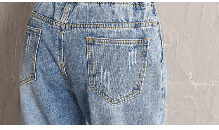 Women's Fashion Slim Fit Straight Jeans