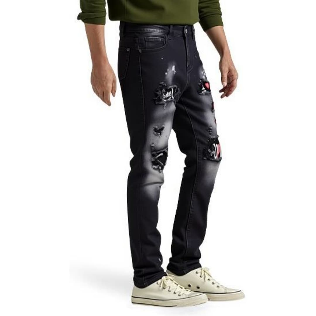 Slim-fit Stretch Straight-leg Pants