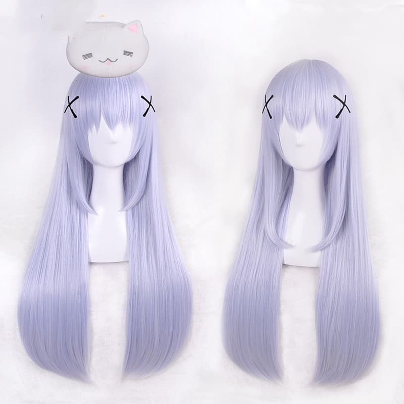Kaze Chino cosplay wig — Purple