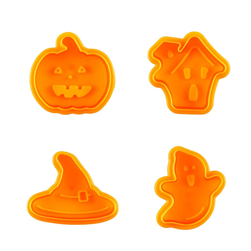 Halloween Plastic Cookie Cutters for Cake Decorating