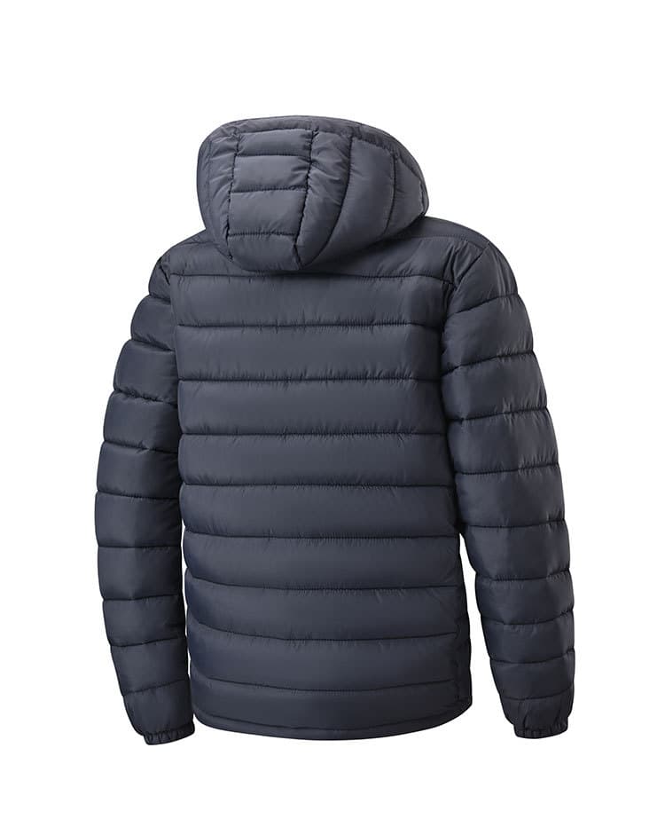 Mens Warm Solid-color Cotton Jacket