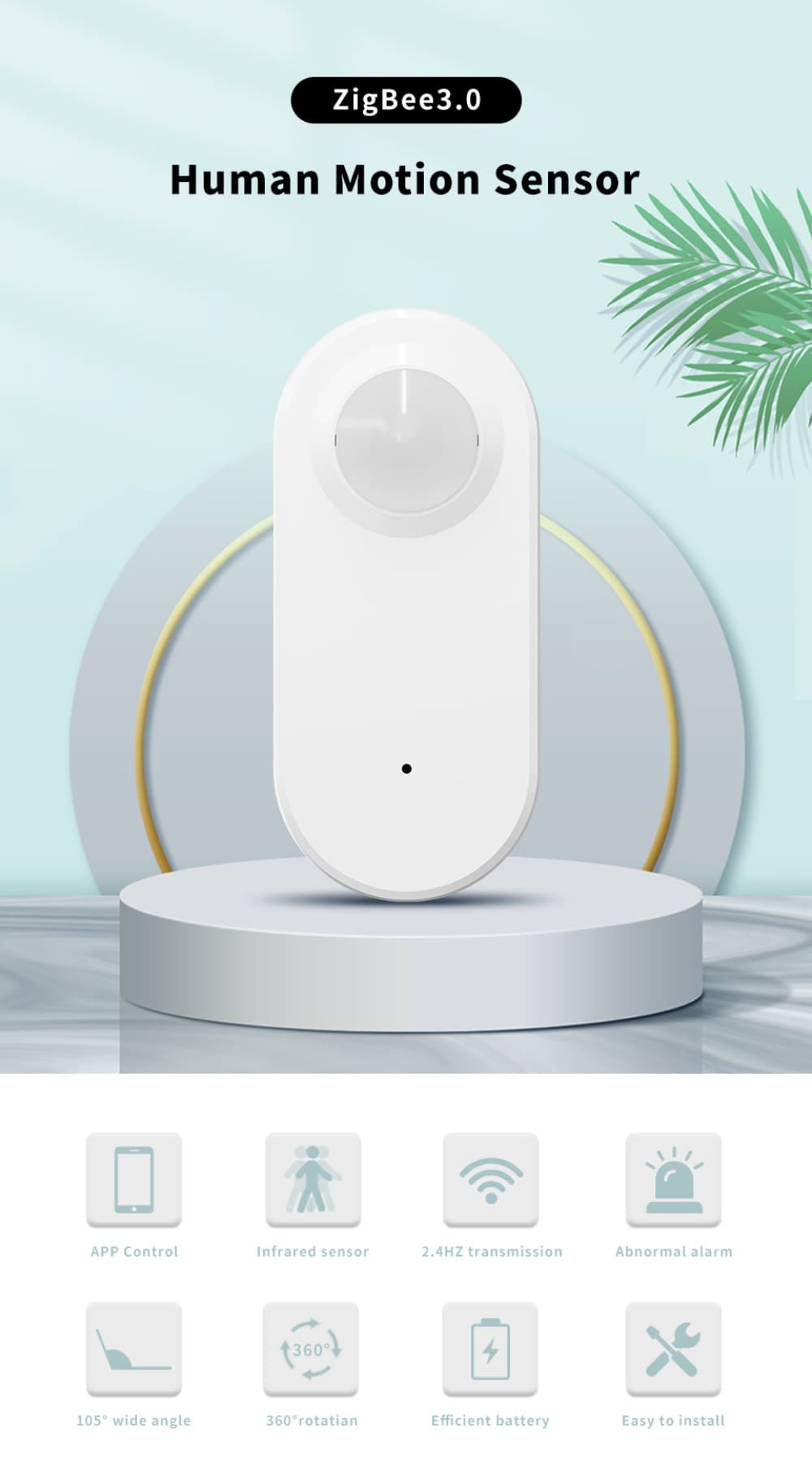 ZigBee WiFi Human Motion Sensor