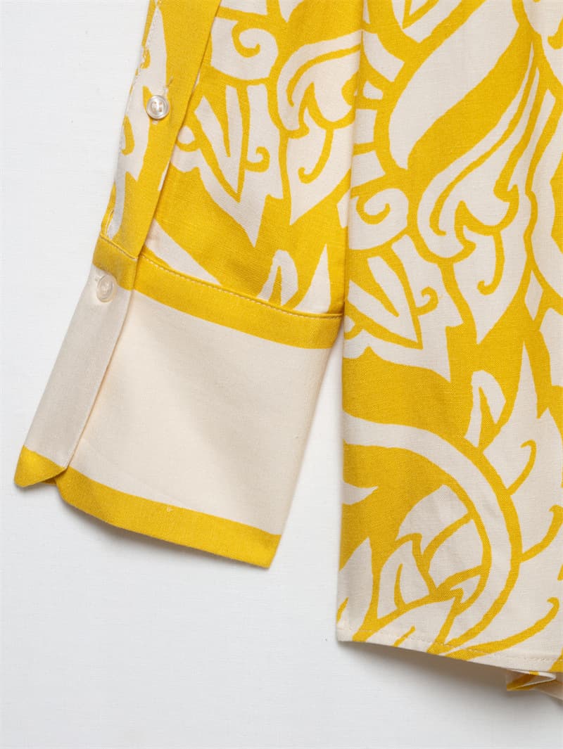 Linen Blended Shirt Linen Blending Trousers