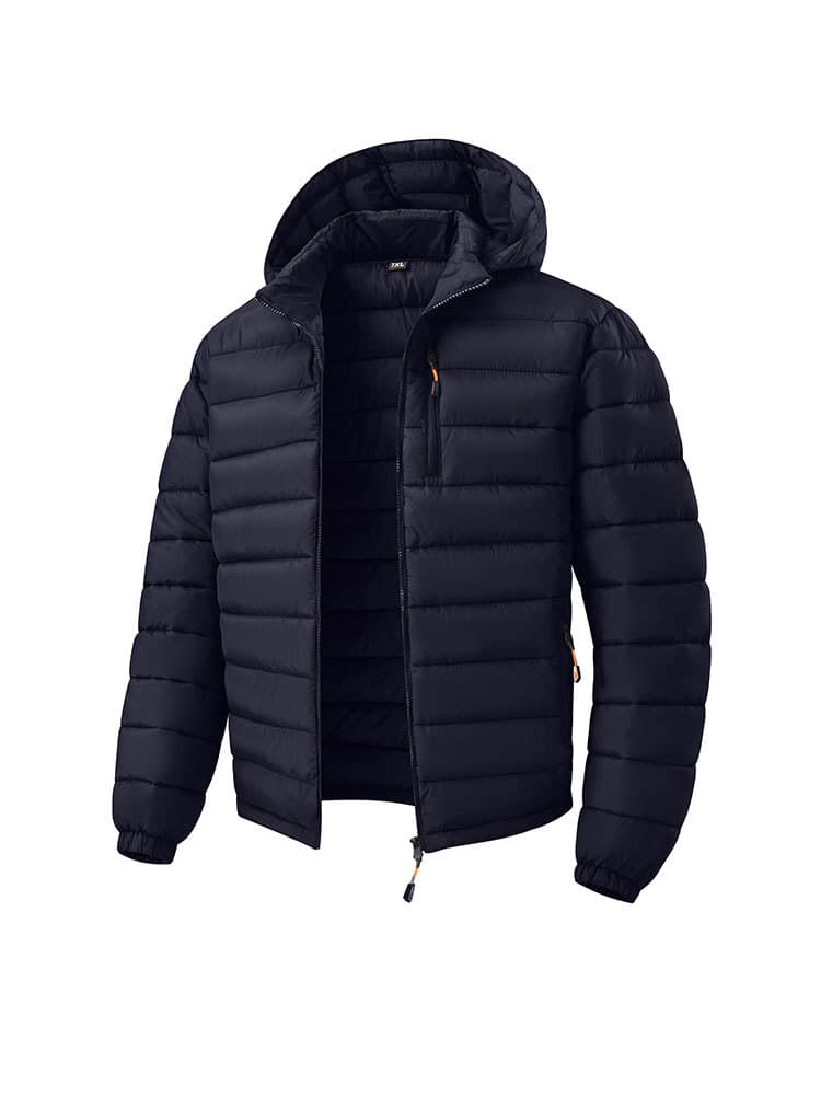Mens Warm Solid-color Cotton Jacket