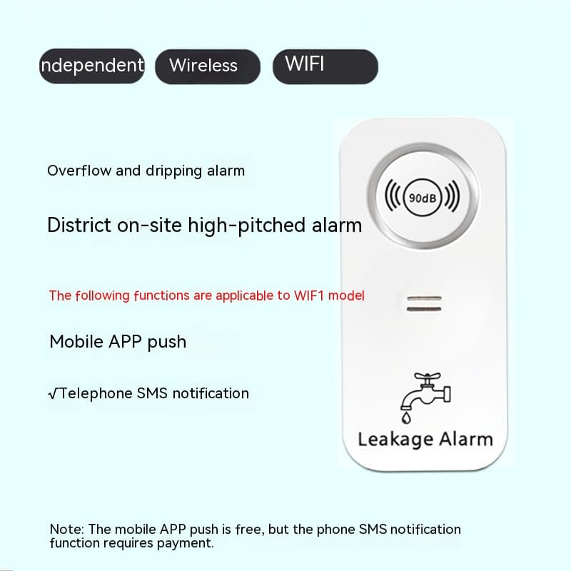 Overflow Sensor Independent Alarm — Graffiti WIFI