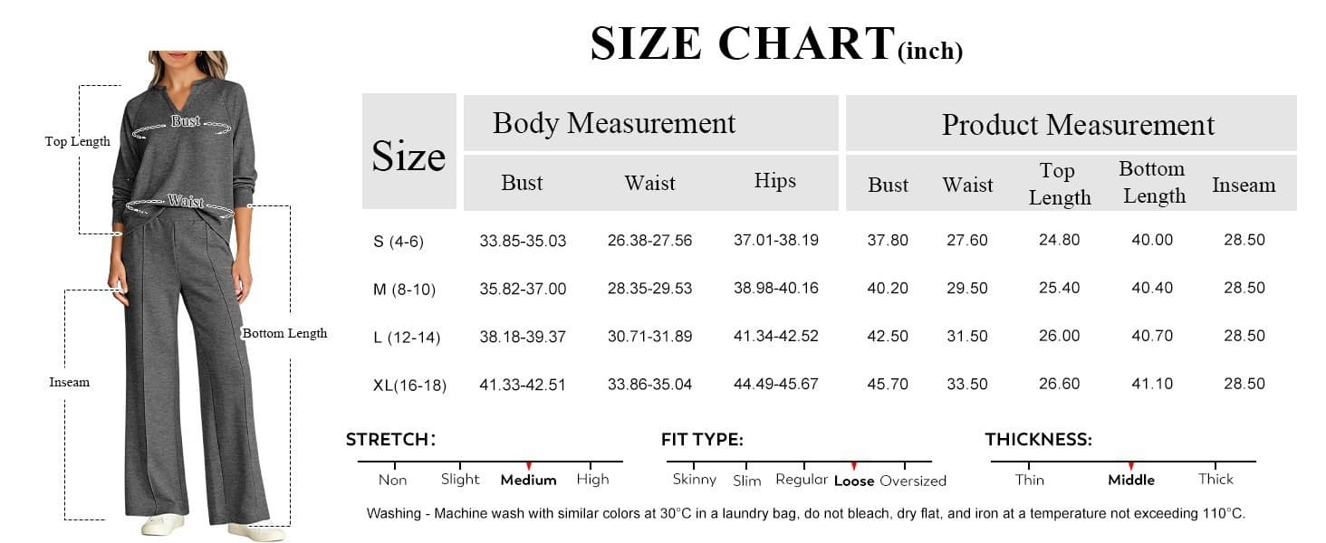 Women's Fashion Sportswear Solid Color V Neck Long Sleeve Sweatshirt And Casual Trousers Set