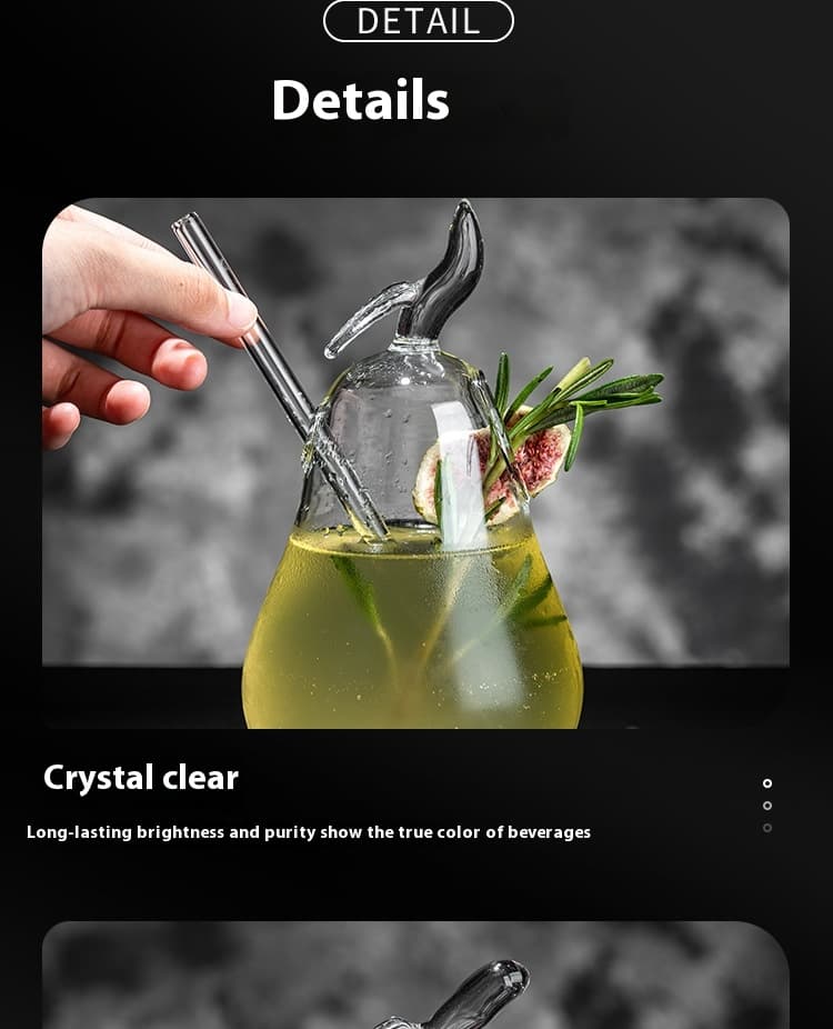Fruit Shape Creative Glass Mixing Glasses