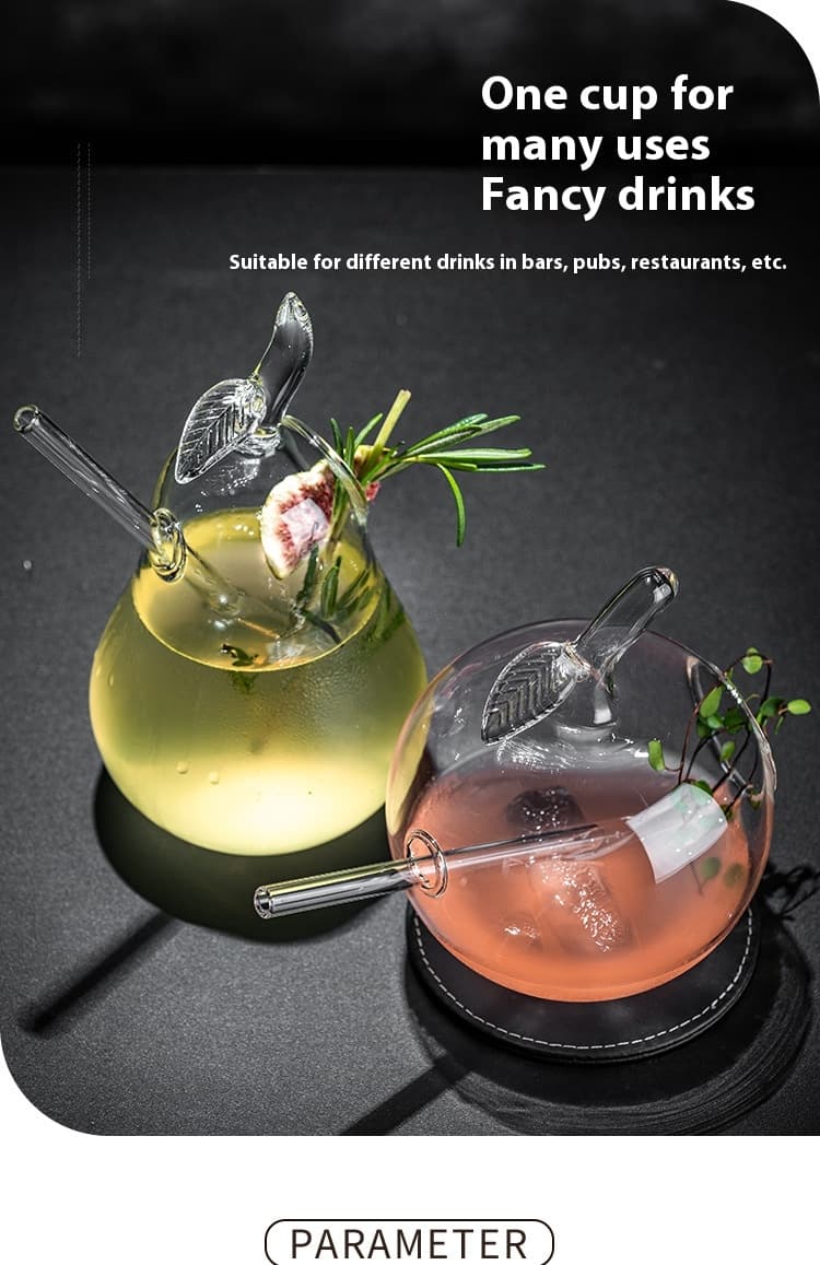 Fruit Shape Creative Glass Mixing Glasses