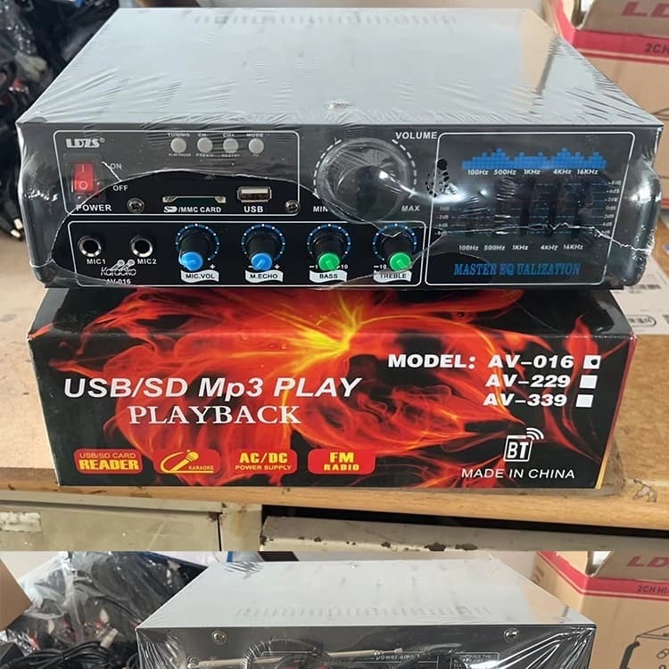 High-power Bluetooth U Disk Radio Audio Amplifier Karaoke Amplifier Sound Reinforcement System