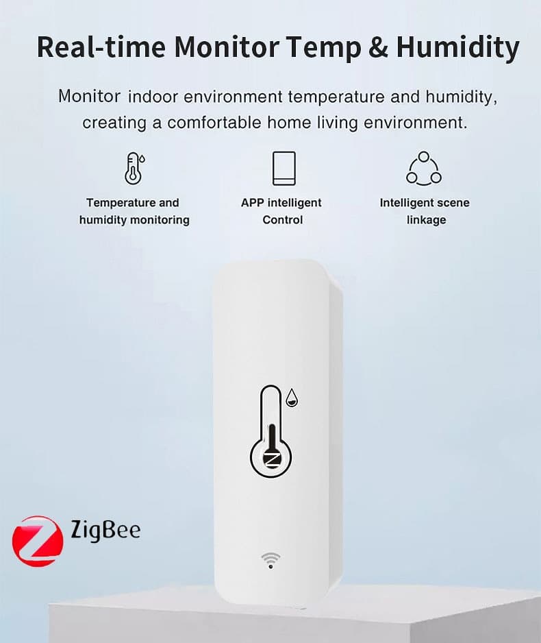 Temperature And Humidity Sensor WiFi Intelligence