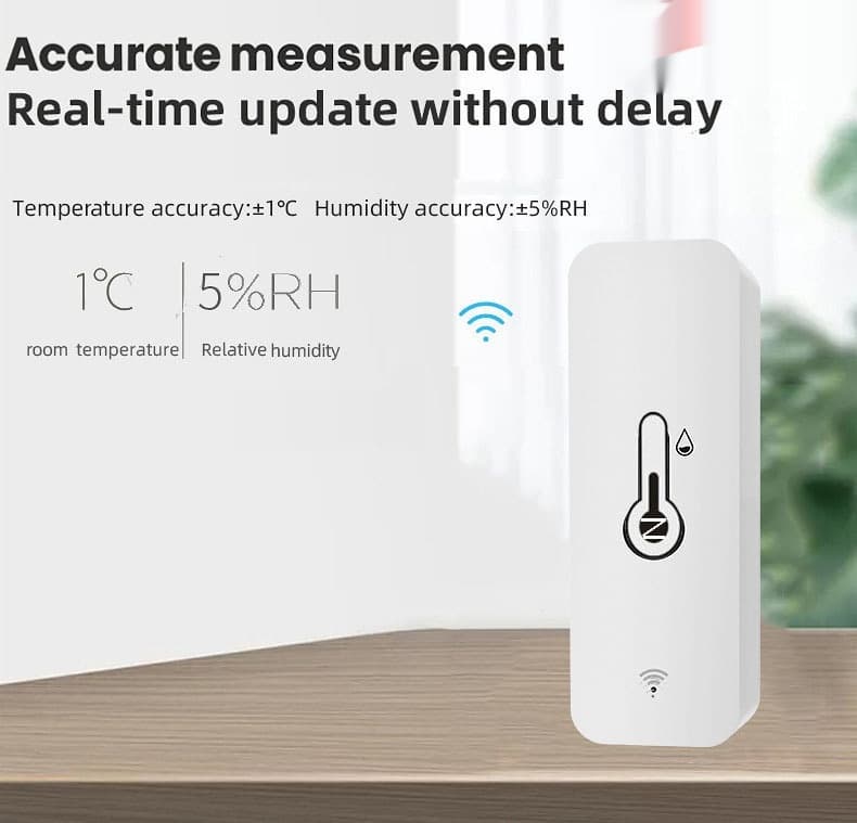 Temperature And Humidity Sensor WiFi Intelligence