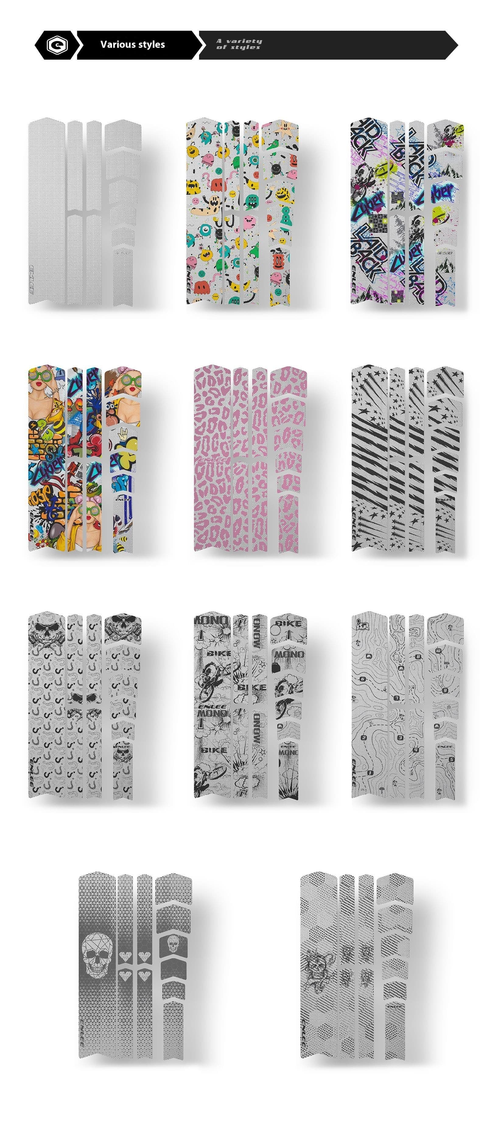 PVC Frame Color Changing Film Thickened Mountain Bike Protective Film