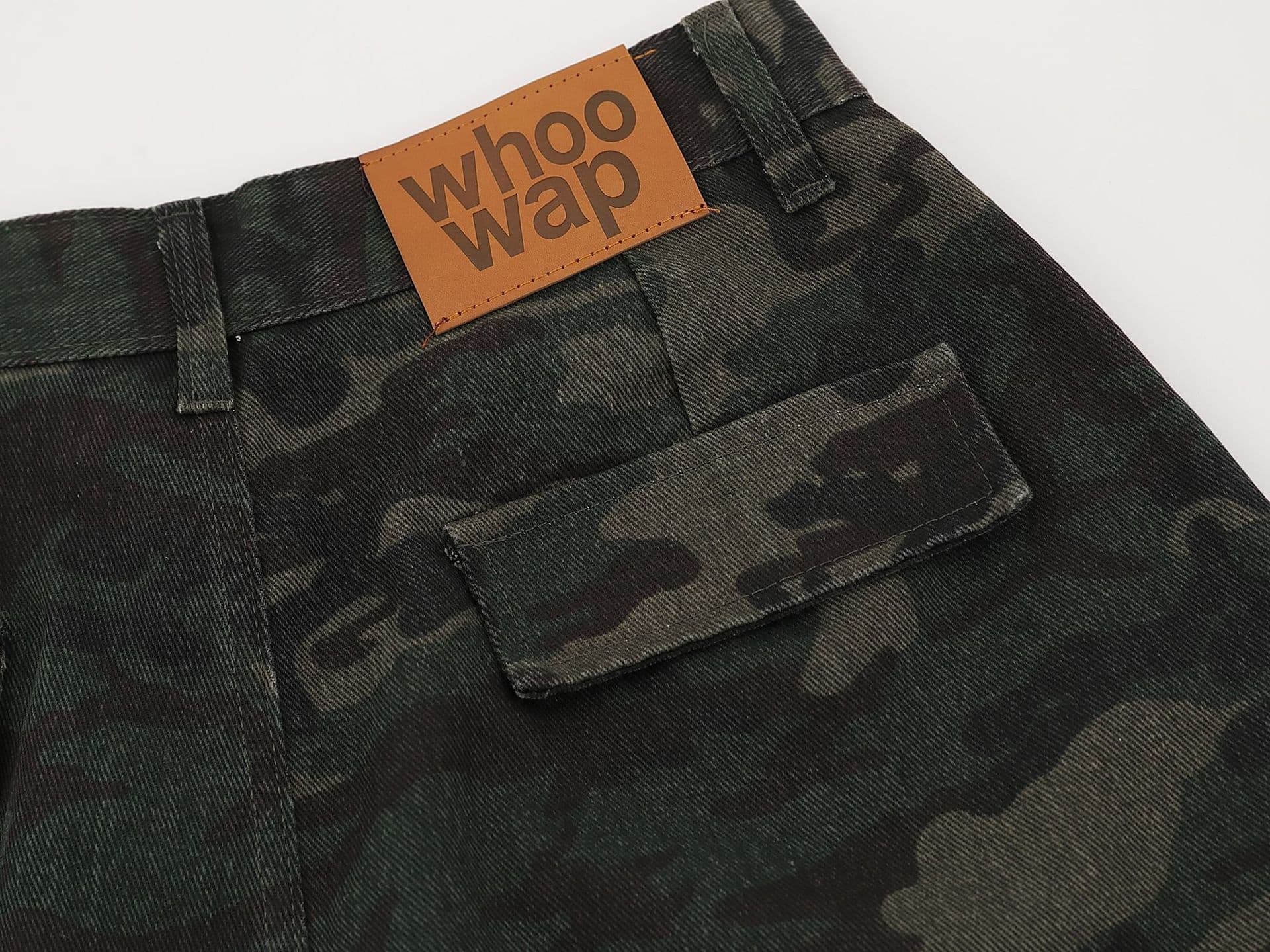 Women's Camouflage Wide-leg Jeans