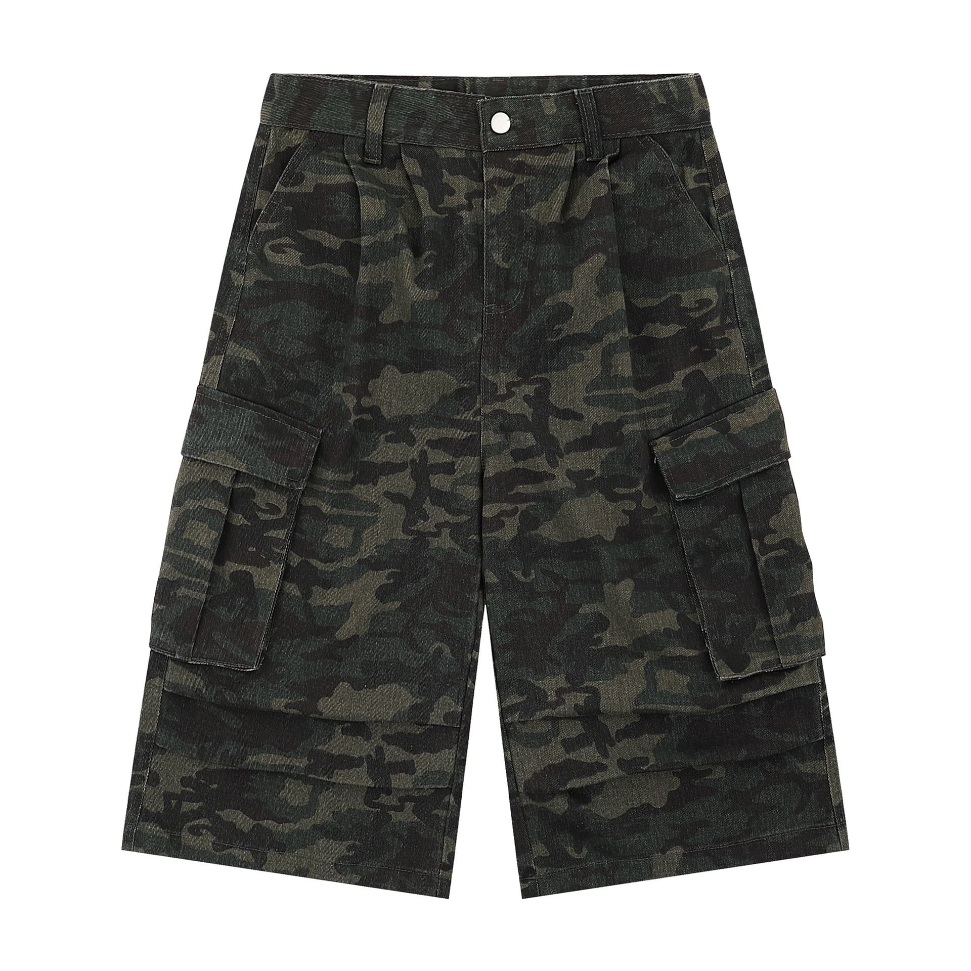 Women's Camouflage Wide-leg Jeans