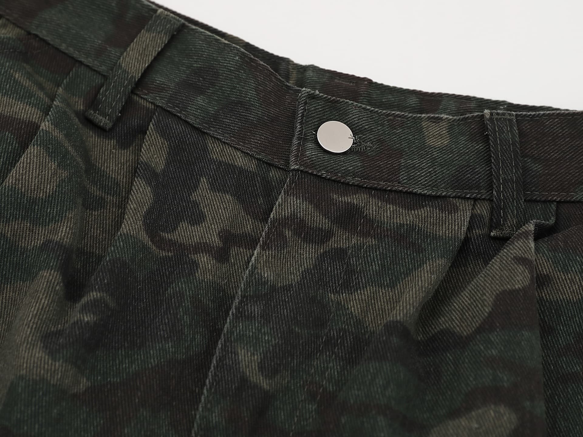 Women's Camouflage Wide-leg Jeans