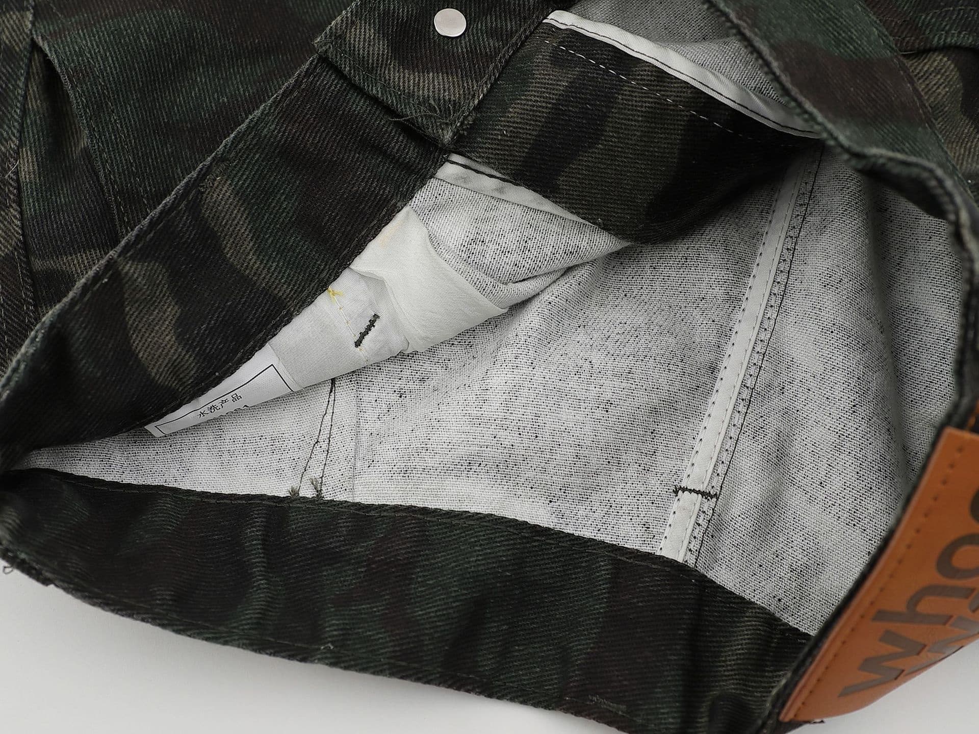 Women's Camouflage Wide-leg Jeans