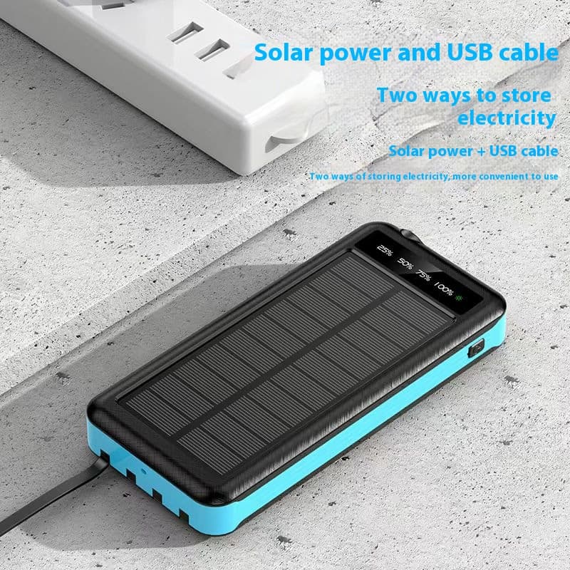 Solar Charging Unit With Cable Portable Waterproof