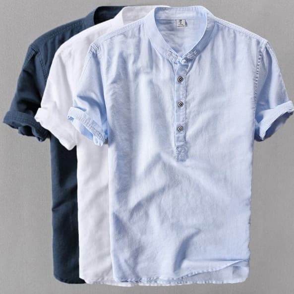Cotton linen shirt — Set-L