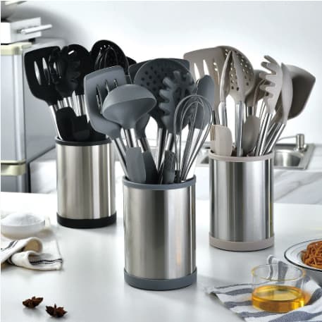 Silicone Kitchenware 12 Piece Set Silicone Non Stick Pot Cooking Spatula