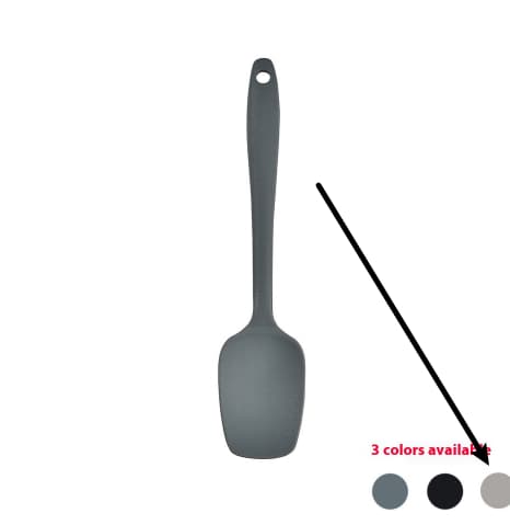 Silicone Kitchenware 12 Piece Set Silicone Non Stick Pot Cooking Spatula — Small T Shovel-Khaki