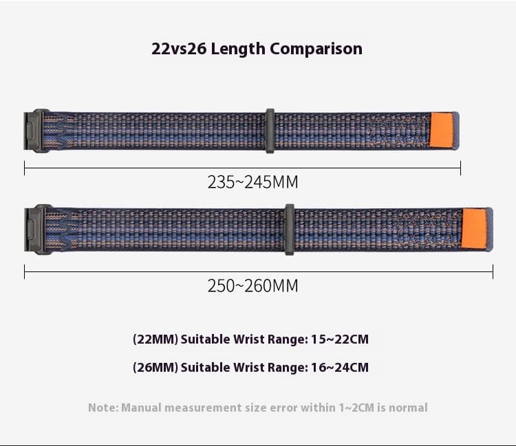 Men Velcro Cloth Quick Release Watchband