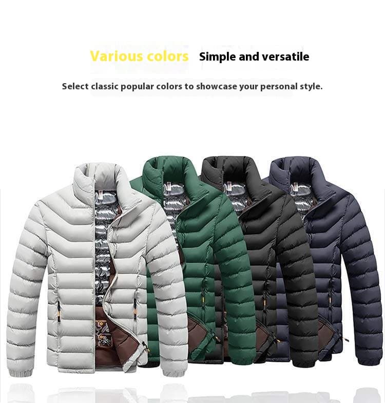 Winter New Men's Thickened Cotton Padded Coat